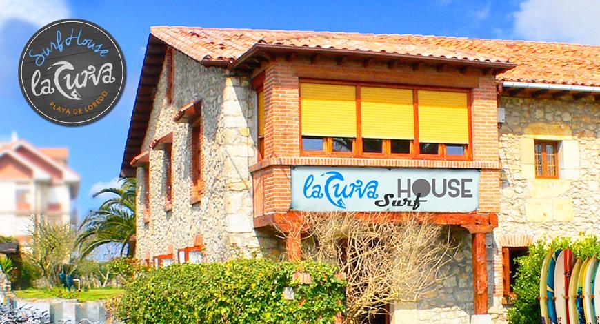 La Curva Surfhouse Bed & Breakfast Loredo Exterior foto